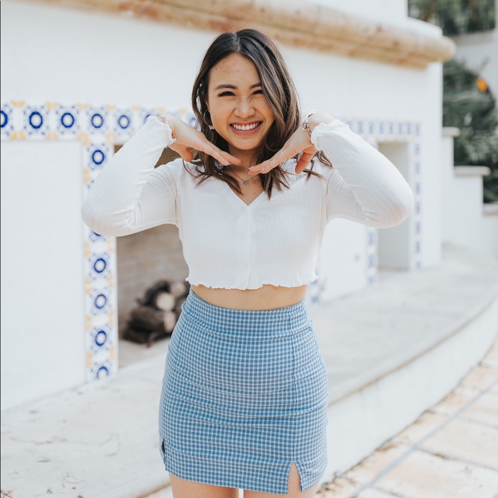 SHEIN | WHITE CROP TOP